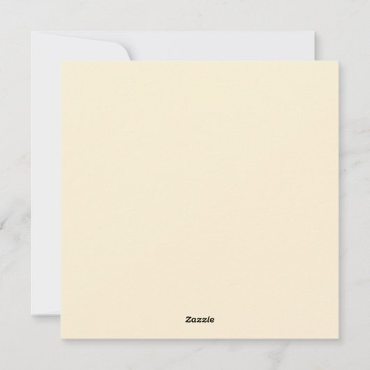 Muttertagsfüchse Feiertagskarte (Rückseite)