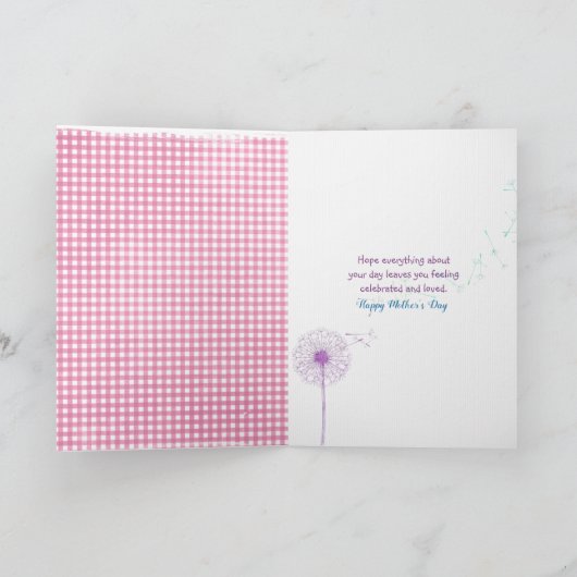 Muttertagsgarten Feiertagskarte (Innenseite)