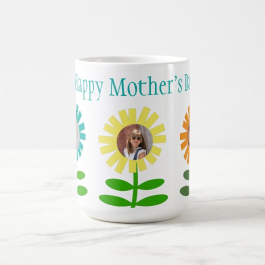 Muttertagsgarten Foto Kaffeetasse (Mittel)