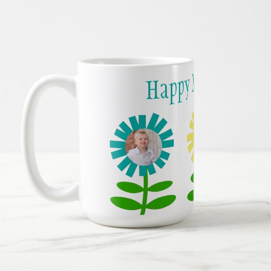 Muttertagsgarten Foto Kaffeetasse (Links)