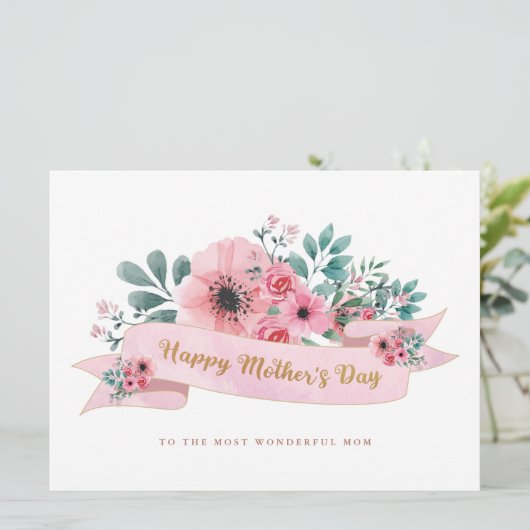 Muttertagsgebäck/Grußkarte Feiertagskarte (Stehend Vorderseite)