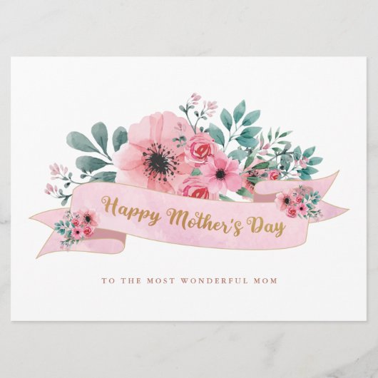 Muttertagsgebäck/Grußkarte Feiertagskarte (Vorderseite)