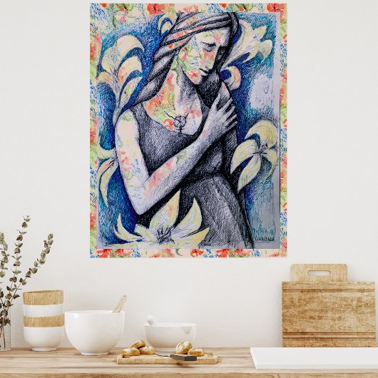 Muttertagsgedicht Poster (Küche)