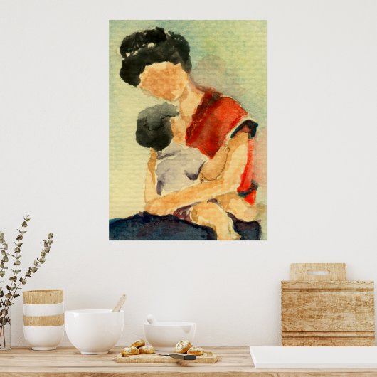 Muttertagsgedicht Poster (Küche)