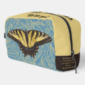 Muttertagsgelbe Schmetterling Kosmetische Tasche (Rechte Ecke)