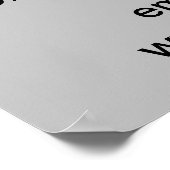 Muttertagsgeschäft Graues Poster (Ecke)