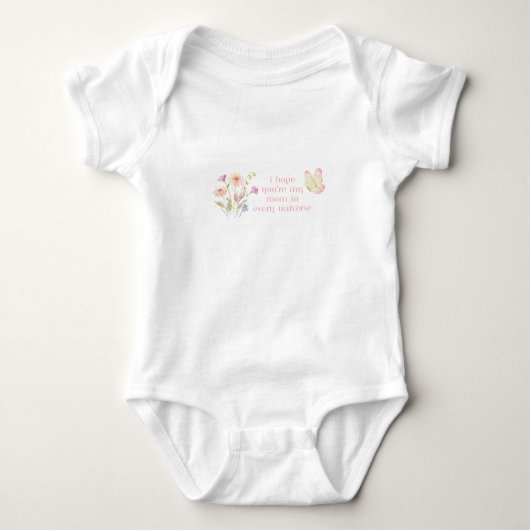 Muttertagsgeschenk Baby Strampler (Vorderseite)