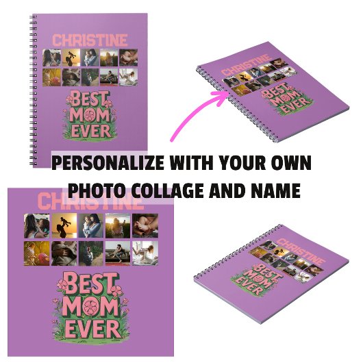 Muttertagsgeschenk Beste Mama Aller Zeiten Foto-Co Notizblock