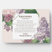 Muttertagsgeschenk Blume Oma von Großkindern Fotoplatte (Vorderseite)