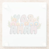 Muttertagsgeschenk | Boy Mama Glasuntersetzer (Rückseite)