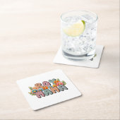 Muttertagsgeschenk | Boy Mama Rechteckiger Pappuntersetzer (Vor Ort)