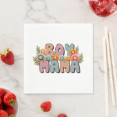 Muttertagsgeschenk | Boy Mama Serviette (Beispiel)
