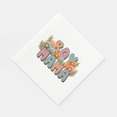 Muttertagsgeschenk | Boy Mama Serviette (Ecke)