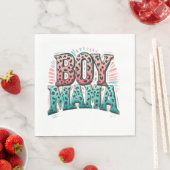 Muttertagsgeschenk | Boy Mama Serviette (Beispiel)
