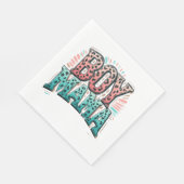Muttertagsgeschenk | Boy Mama Serviette (Ecke)