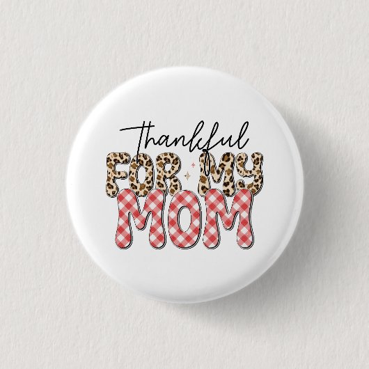 Muttertagsgeschenk | Danke für meine Mama Button (Vorderseite)