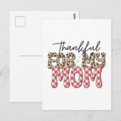 Muttertagsgeschenk | Danke für meine Mama Postkarte (Vorne/Hinten)