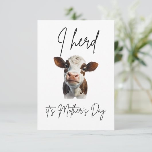 Muttertagsgeschenk Dankeskarte (Stehend Vorderseite)