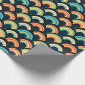 Muttertagsgeschenk | Farbiger Regenbogen Geschenkpapier (Ecke)