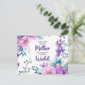 Muttertagsgeschenk Feiertagspostkarte (Stehend Vorderseite)