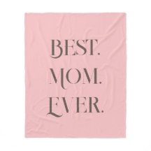 Muttertagsgeschenk Fleece Sherpa Blanket Rosa Nied