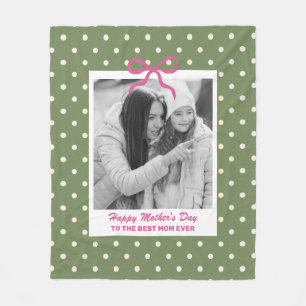 Muttertagsgeschenk für die beste Mama ever mit ind Fleecedecke