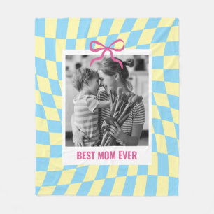 Muttertagsgeschenk für die beste Mama, individuell Fleecedecke