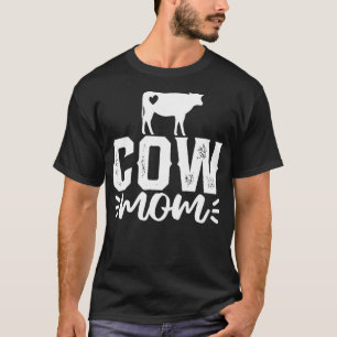 Muttertagsgeschenk für die Mama der Kuh T-Shirt