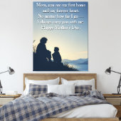 Muttertagsgeschenk für Mama Liebeszitat Leinwand (Insitu (Schlafzimmer))