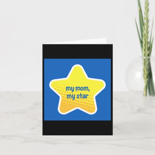 Muttertagsgeschenk für meine Mutter Karte (Vorderseite)