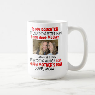 Muttertagsgeschenk für Tochter aus der Mama Kaffeetasse