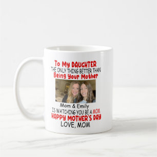 Muttertagsgeschenk für Tochter aus der Mama Kaffeetasse