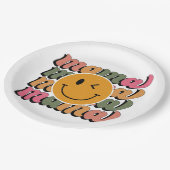 Muttertagsgeschenk | Happy Mama Pappteller (Schrägansicht)