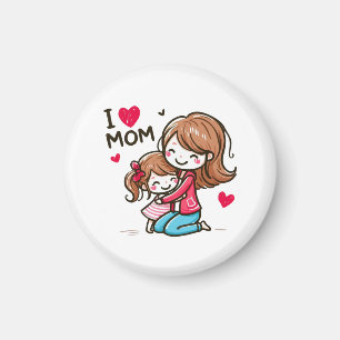 Muttertagsgeschenk   I LIEBE MAMA Magnet