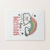 Muttertagsgeschenk | I Liebe Mama Puzzle (Horizontal)