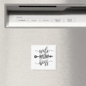 Muttertagsgeschenk Ideen Ehefrau Mama Boss Magnet (In Situ (Geschirrspüler))