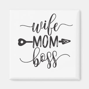 Muttertagsgeschenk Ideen Ehefrau Mama Boss Magnet