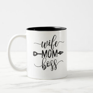 Muttertagsgeschenk Ideen Ehefrau Mama Boss Zweifarbige Tasse