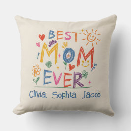 Muttertagsgeschenk, individuelle beste Mama je Kissen
