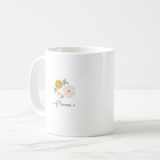 Muttertagsgeschenk Kaffeetasse (Vorderseite Links)