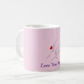 Muttertagsgeschenk - Kaffeetasse (Vorderseite Links)