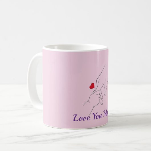 Muttertagsgeschenk - Kaffeetasse (Vorderseite Links)
