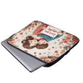 Muttertagsgeschenk Laptopschutzhülle (Vorne Knopf)