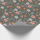 Muttertagsgeschenk | Lasst uns Wildblumen sein Geschenkpapier (Ecke)