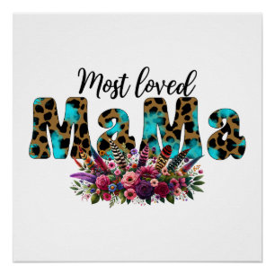 Muttertagsgeschenk Liebste Mama Poster