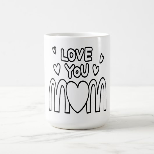 Muttertagsgeschenk, Lustiges Muttertagsgeschenk fü Kaffeetasse (Mittel)
