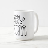 Muttertagsgeschenk, Lustiges Muttertagsgeschenk fü Kaffeetasse (VorderseiteRechts)