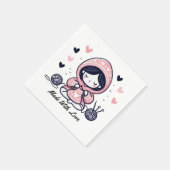 Muttertagsgeschenk | Made with Liebe Serviette (Ecke)
