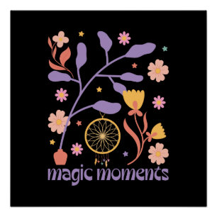 Muttertagsgeschenk Magische Momente Poster