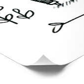 Muttertagsgeschenk | Mama Herz der Zuhause Poster (Ecke)